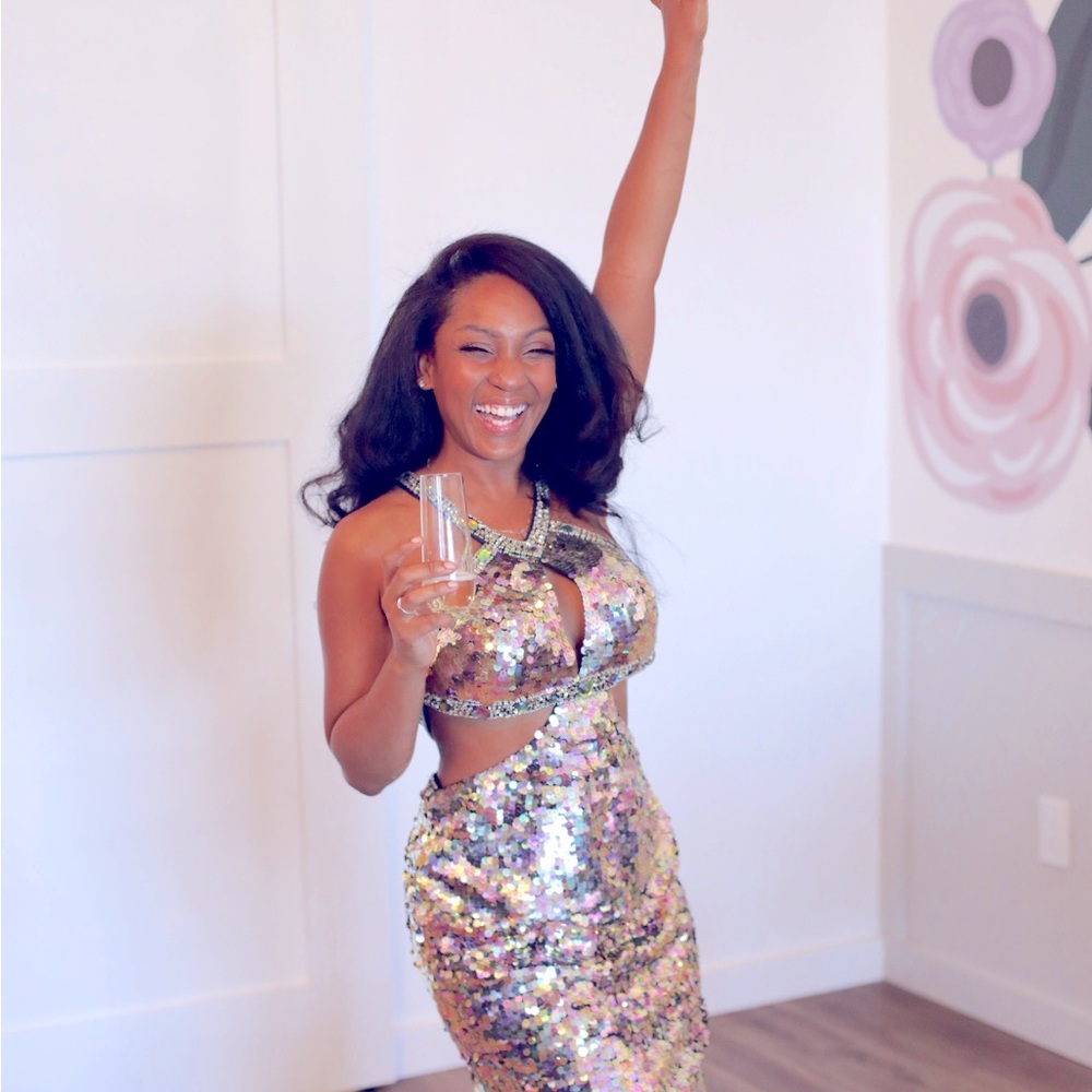 Sherri hill sequence gown